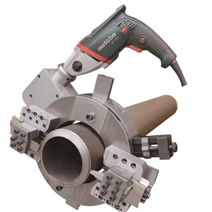 Self Centering Pipe Cutting And Beveling Machine Chuck Type Clamshell