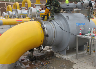 Clamshell Pipe Cold Cutting And Beveling Machine Automatic Feed 2KW Power