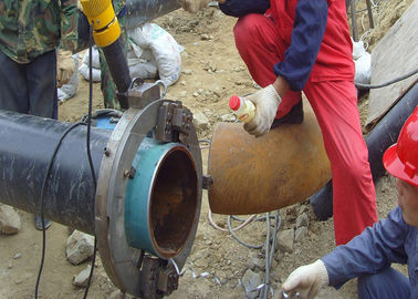 CE Portable Horizontal Pipe Cutting And Beveling Equipment Split Frame