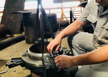 Customized Clamshell Pipe Cutting And Beveling Machine Bevel Accuracy