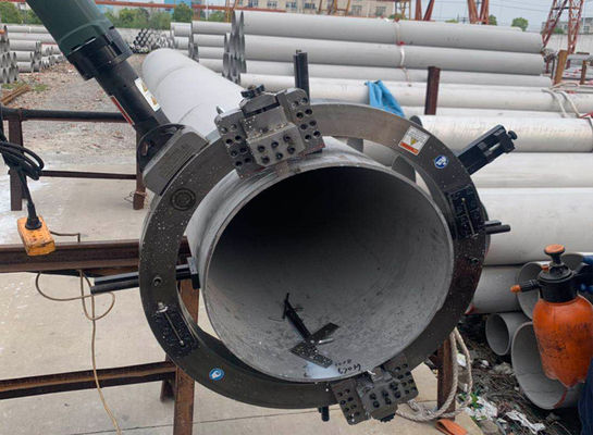 Electric Pipe Angle Split Frame 11r/Min Portable Chamfering Machine