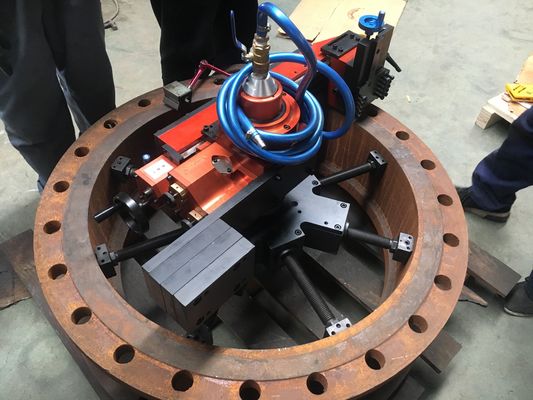 Pneumatic ID Mount Portable Flange Facer For Pipe
