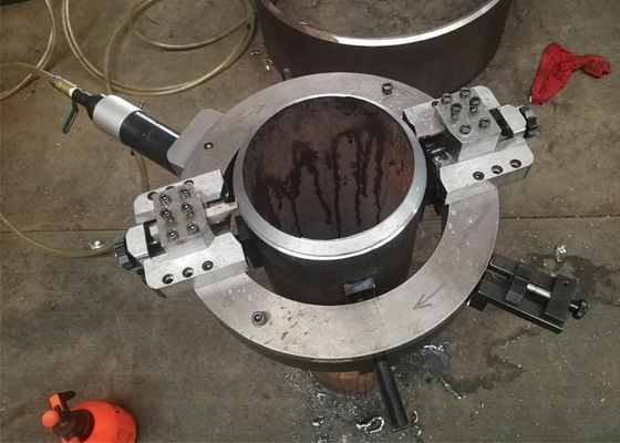 610mm 11r/Min Orbital Pneumatic Pipe Cutting Beveling Machine