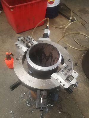 610mm 11r/Min Orbital Pneumatic Pipe Cutting Beveling Machine
