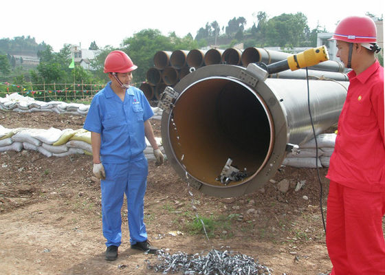 Explosionproof Gas Pipeline Pneumatic Pipe Cutting Beveling Machine