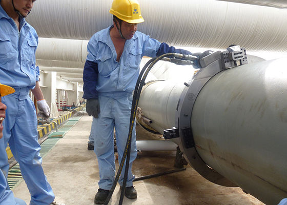 Hydraulic Driven 1.8kw 8r/Min Pipe Cutting Beveling Machine