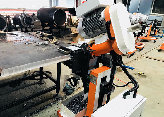 3400W 40mm Plate Edge Milling Machine With 60 Degrees Groove