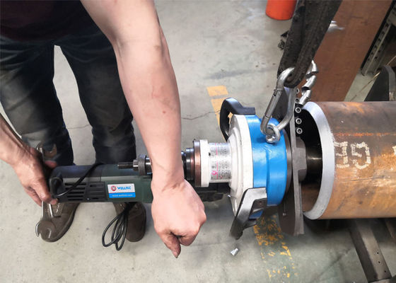 30r/Min Pneumatic Cold Beveling Machine 2kwv For Welding