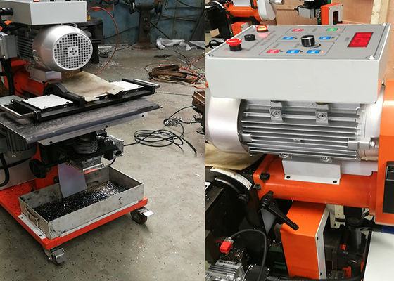 CNC Blades Self Propelled Plate Edge Milling Machine Chamfering