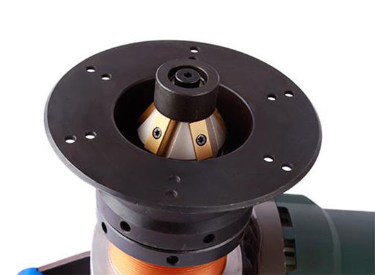 Welding Plate Metal Edge Chamfering Beveling Machine 15mm Thickness 7500r/Min