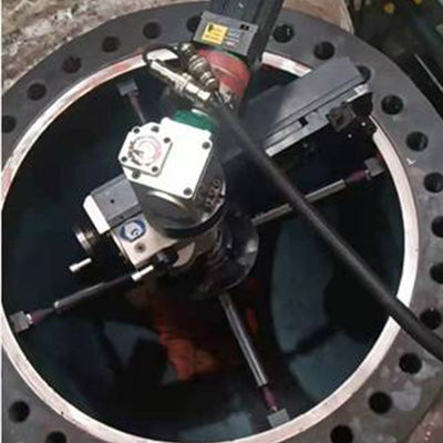 Pneumatic 42r/Min Portable Flange Facing Machine 50mm Feed Stroke