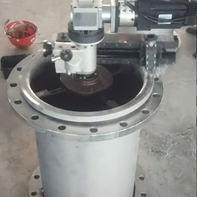 Pneumatic 42r/Min Portable Flange Facing Machine 50mm Feed Stroke