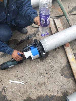 ISE-159 35r/Min Pipe Cutting Beveling Machine 1500W 220V