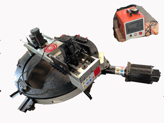 Metal Orbital Pipe Cutting And Beveling Machine Pneumatic Driven
