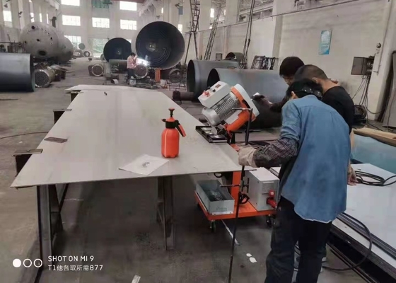 Stationary Automatic Plate Edge Milling Machine For Pressure Vessel