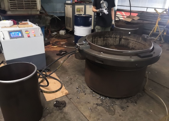 Hydraulic Thick Walled Pipe Cutting And Beveling Machine Integrated