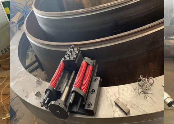 Split Frame Pipe Cold Cutting And Beveling Machine Pnuematic Cutter