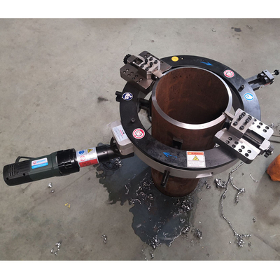 Split Frame Pipe Cold Cutting And Beveling Machine Pnuematic Cutter