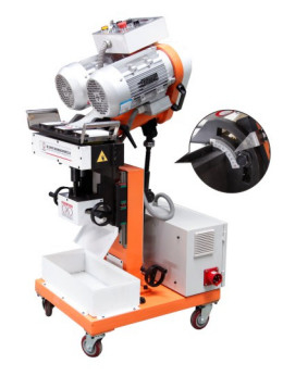 Double Head Plate Edge Milling Machine Stainless Steel Beveling Deburring 1050rpm