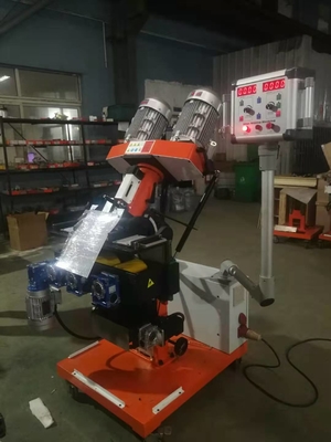 90Degree Chamfering Beveling Deburring Machine Automatic Double Head Stainless Steel